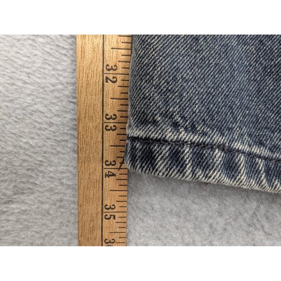 Vintage H.I.S Jeans Mens 42x34 Blue Gray Distressed Stonewash 90s Made USA Y2K - Picture 9 of 15